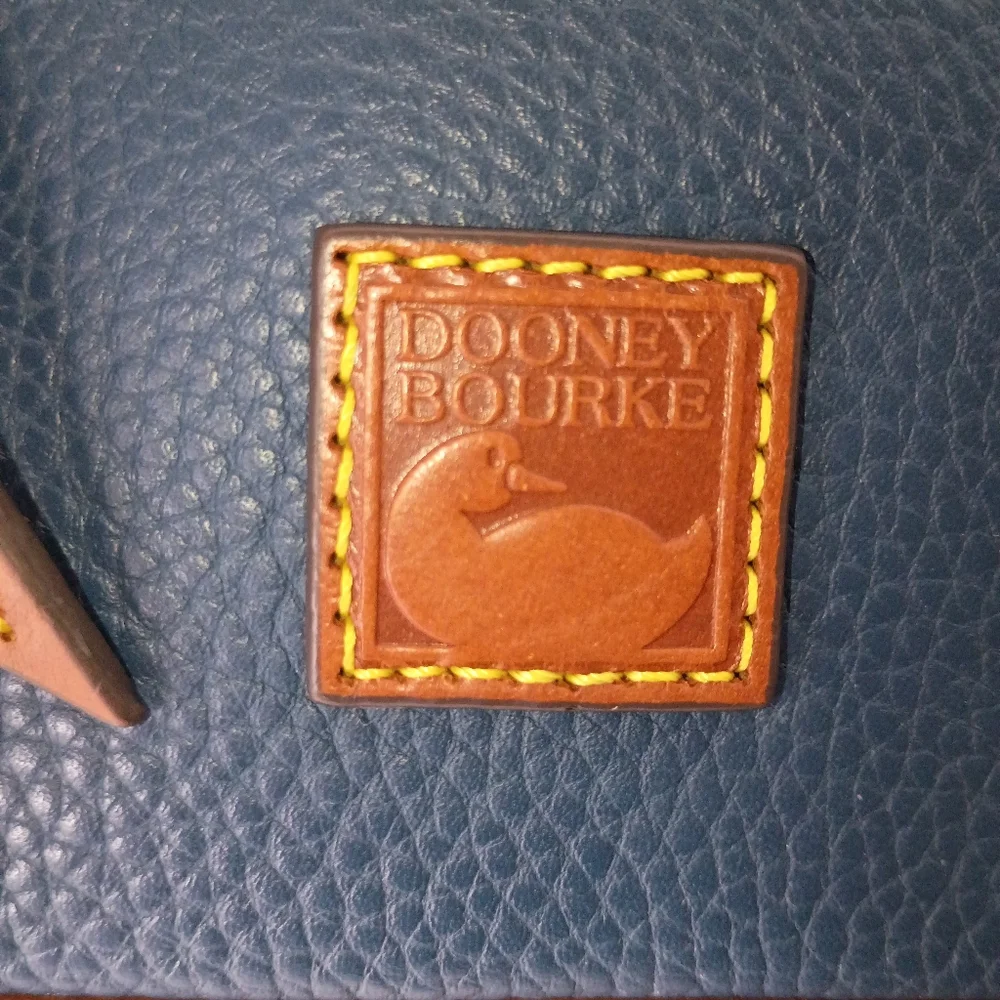 Dooney & Bourke Teal Pebble Leather Crossbody Bag and Wallet Set - Picture 7 of 17